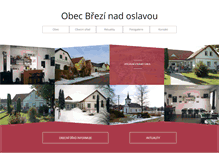 Tablet Screenshot of obec-brezinadoslavou.cz